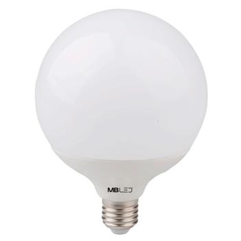 Imagem de Kit 03 Lâmpadas SuperLed Globo 20W MBLED Luz Amarela 3000K