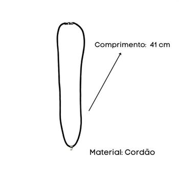 Imagem de Kit 10 Colares Gargantilha Pingentes Mix Esotéricos Atacado