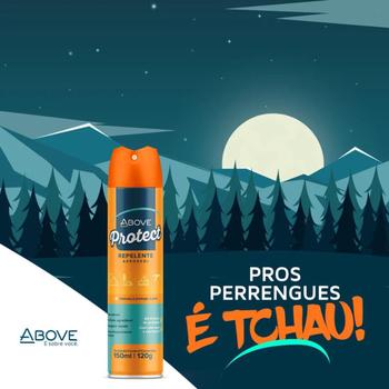 Imagem de Kit 10 Repelente Aerosol Protect Above Secagem Rápida 150Ml