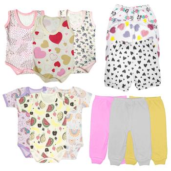 Imagem de Kit 12 Peças Roupa Bebê Enxoval Verão Body Mijão Shorts 