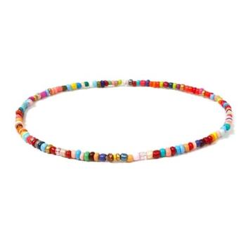 Imagem de Kit 12 Pulseiras elásticos miçangas coloridas pingentes sortidos fashion