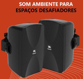 Imagem de Kit 2.1 Caixa JBl Control SA-PRO C-SA6 BLACK + CUBE 8 PRETO