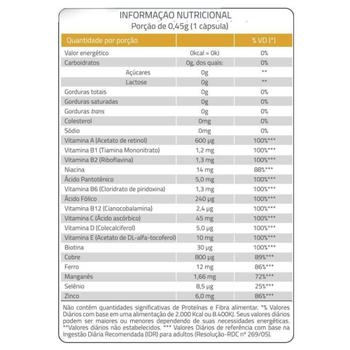 Imagem de Kit 2 Polivitamínico A-Z Catarinense 60 cápsulas