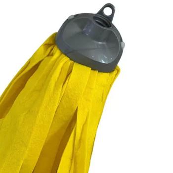 Imagem de Kit 2 Refil Mini Mop Superpro Esfregão Sintético Amarelo