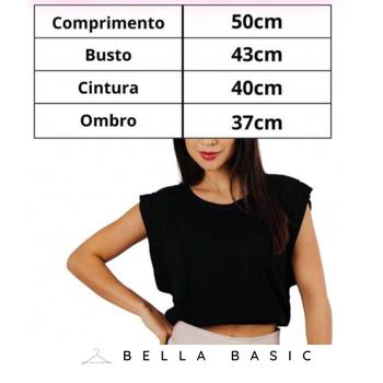 Imagem de Kit 4 Blusas Básicas Femininas Elegantes Verão 