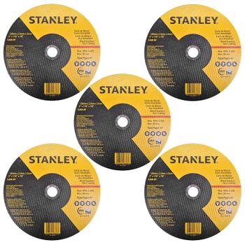 Imagem de Kit 5 Disco para Inox 9" X 2,5mm X 7/8" Sta8069 - Stanley