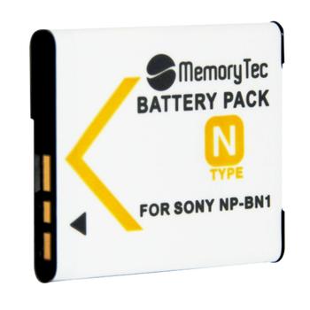 Imagem de Kit Bateria NP-BN1 + carregador para Sony DSC-W10, DSC-WX7, DSC-T110, DSC-TX5, DSC-T99D, DSC-J10