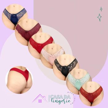 Imagem de Kit com 10 Peças Fio Duplo Norma Lingerie Sexy