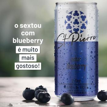 Imagem de Kit Com 12Un Refrigerante De Blueberry St Pierre 270Ml