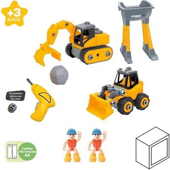 Imagem de Kit Construção Delux - Monta e Desmonta Zoop Toys