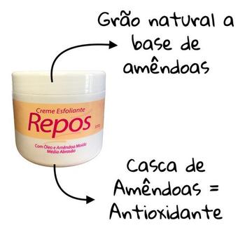 Imagem de Kit Creme Esfoliante Repos 500 + Amaciante 120 + Emoliente 500g