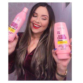 Imagem de Kit Forever Liss Desmaia Cabelo com Shampoo + Máscara + Condicionador