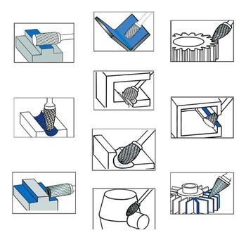 Imagem de Kit Fresa Mini Broca Aço Furadeira Micro Retifica Alumínio Esculpir Entalhe Madeira Mdf Artesanato