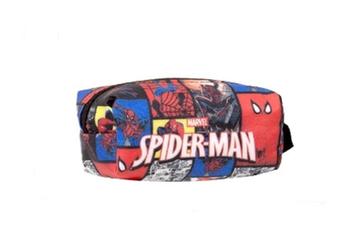 Imagem de Kit mochila homem aranha spider man menino carrinho rodinha Estojo lancheira