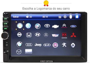 Imagem de Kit Multimídia Palio Siena Strada 96 / 03 7 Pol CarPlay AndroidAuto - 7810HCPAA FirstOption