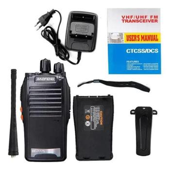 Imagem de Kit Par 4 Radio Baofeng 777S Walk Talk Comunicador 16 Canais