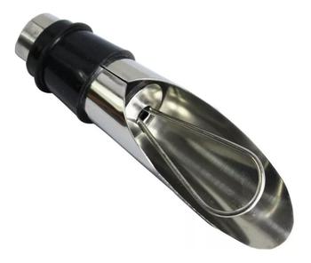 Imagem de Kit para Vinho Inox 2 Pecas Bico Dosador Tampa para Rolha