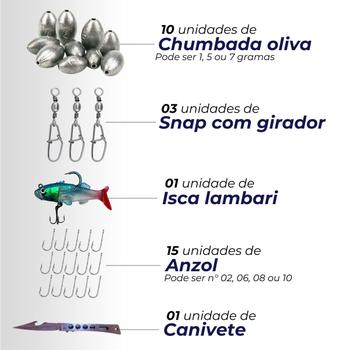 Imagem de Kit Pesca Completo 4 Varas e Molinetes + Maleta Itens Barato