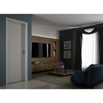 Imagem de Kit Porta de Madeira 210x90cm Batente Ultra 9cm Lisa Premium Famossul