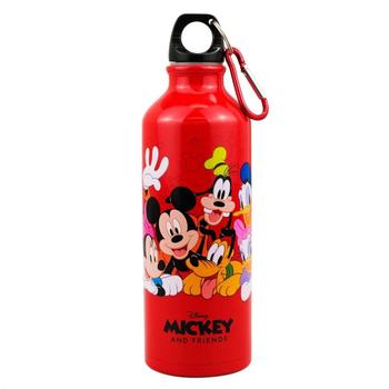 Imagem de Kit Presente Garrafa Inox 500 Ml Sacola Mickey Mouse Escolar