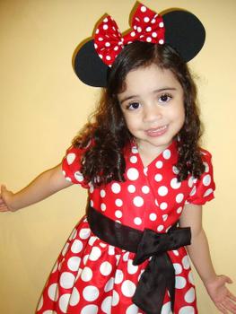 Imagem de kit Relógio Infantil Digital Led Prova água Desenho Animado Disney Miney Mouse Mickey + Tiara  Arquinho Orelha Minnie