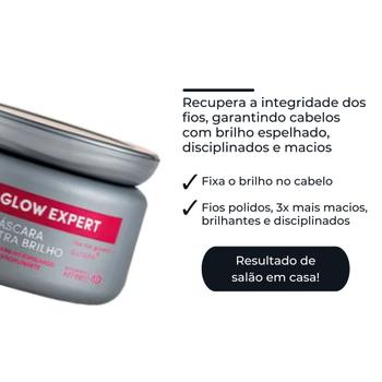 Imagem de Kit Shampoo Condicionador Máscara Siage Glow Expert