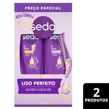 Imagem de Kit Shampoo + Condicionador Seda Liso Perfeito 325ml Preço Especial