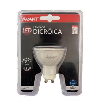 Imagem de Lampada Dicroica 4,8w Gu10 Mr 16 Avant Branco Frio