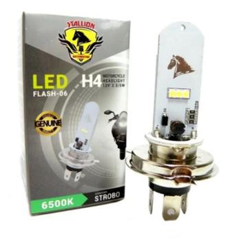 Imagem de Lampada Farol Strobo Super Led H4 6500k Cavalinho Stallion