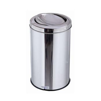 Imagem de Lixeira Aço Inox Para Cozinha Reciclável 20 Litros Tampa