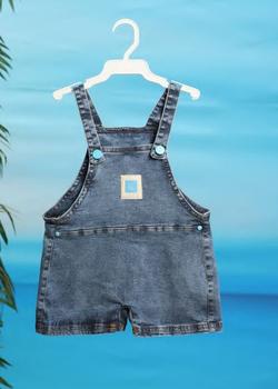 Imagem de Macacão / Jardineira Jeans Bebê Menino Luxo Lessa Kids 8825