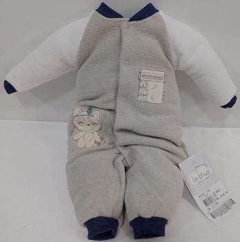 Imagem de Macacão Longo Plush Bebê Menino Inverno LeBhua Paraiso 13351