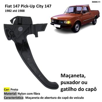 Imagem de Maçaneta Interna Gatilho do Capô Fiat 147 Pick-Up City 82-88