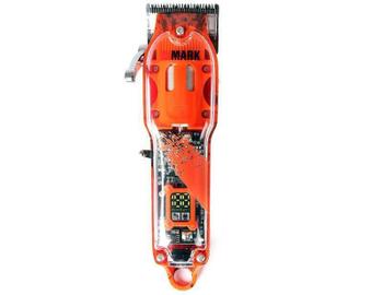 Imagem de Máquina De Cortar Cabelo Wmark Ng 408 Laranja Bivolt