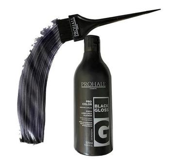 Imagem de Máscara Matizador Loiro Cinza Black Gloss Prohall 500ml