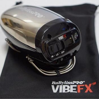 Imagem de Massageador Eletrico Profissional Vibe Fx Silver/ Prateado Babyliss Pro Sem Fio