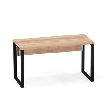 Imagem de Mesa Secretaria Tubular P25 Pandin Noce Naturale e Preto  1.20 M