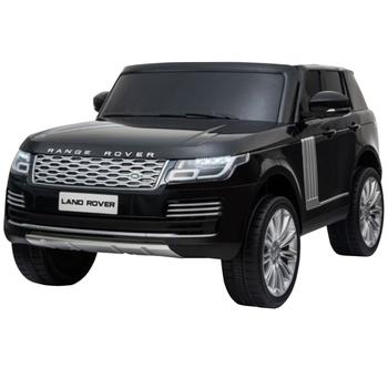 Imagem de Mini Carro Elétrico Infantil 24V Range Rover Banco de Couro Mp5 Controle Preto Brinqway Bw-122mp5pt