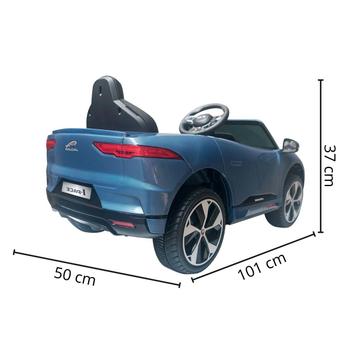 Imagem de Mini Carro Eletrico Jaguar Cinza 12v C/ Som e Luz BW153CZ Importway