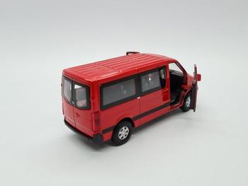 Imagem de Miniatura Mercedes Benz Sprinter Vermelho Metal 1:38