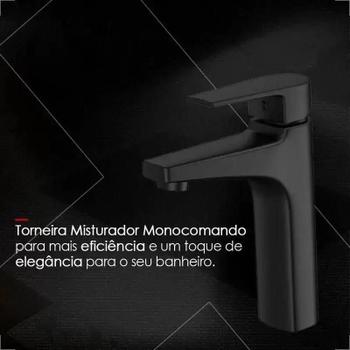 Imagem de Misturador Monocomando Deca Level Black Matte 2880.BL26.MT