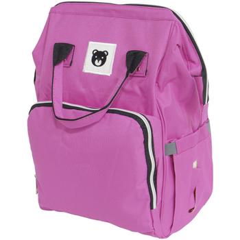 Imagem de Mochila Bolsa Maternidade Bebê Térmica Impermeável Multifunção Menina Brinqway IWMMRS Rosa