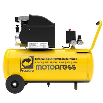 Imagem de Motocompressor de Ar 8,2 Pés 2HP 50 Litros 116 PSI 