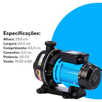 Imagem de Motor Bomba Hidromassagem Piscina Spa 1cv 110v 220v Sobramar