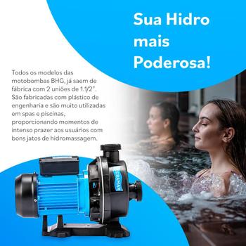 Imagem de Motor Bomba Hidromassagem Piscina Spa 1cv 110v 220v Sobramar