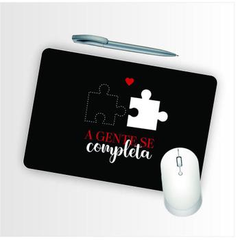 Imagem de Mouse Pad Emborrachado Personalizado A Gente Se Completa 2