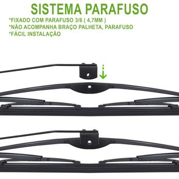 Imagem de Palheta limpador parabrisa caminhão agrale 6000 7500tdx