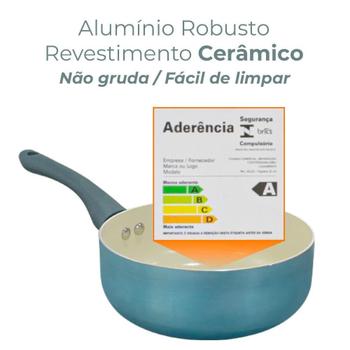 Imagem de Panela Antiaderente Cerâmica Indução ul Genebra Plus 18Cm