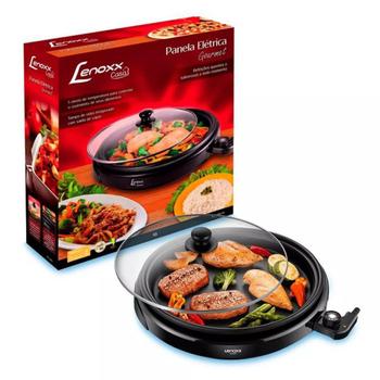 Imagem de Panela Elétrica Grill Elétrico Multifuncional Gourmet Lenoxx Pgr151 127v 