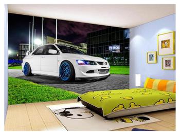 Imagem de Papel De Parede 3D Carro Mitsubishi Lancer Evo 3,5M Car300